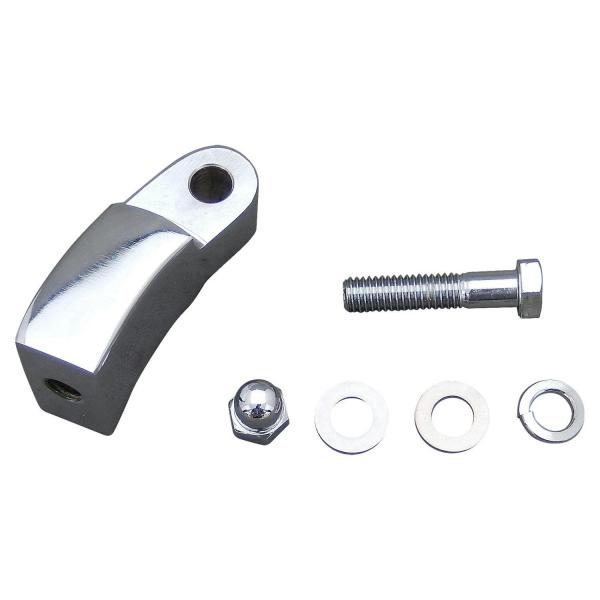 ダイナ スポーツスター XL ビレットヘッドライトボトムマウントブロック メッキ