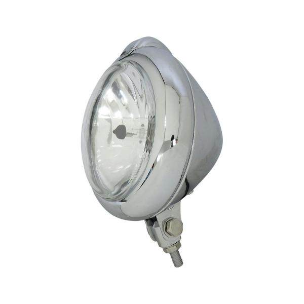 5-3/4in ユニティタイプヘッドライト クローム クリアーレンズ