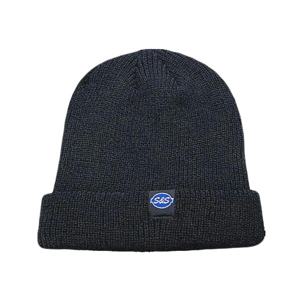 S&amp;S オリジナルビーニー ブラック