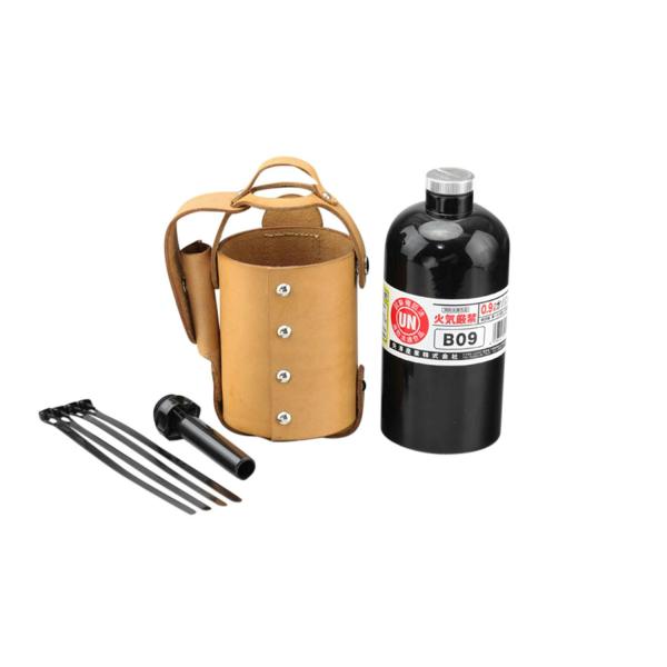 キジマ 携帯用ガソリンボトルホルダーセット 900cc タン