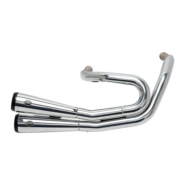 グランドナショナル2-2エキゾースト クローム M8ソフテイル