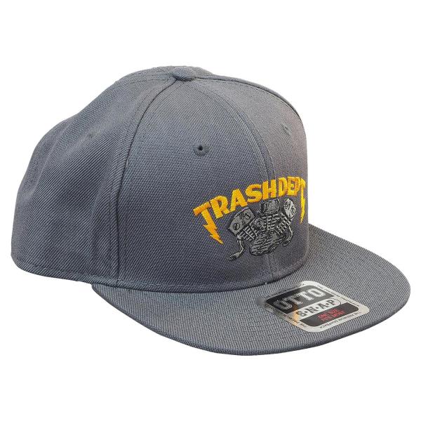 TRASH DEPT オリジナルキャップ チャコールグレー