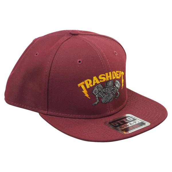 TRASH DEPT オリジナルキャップ バーガンディー