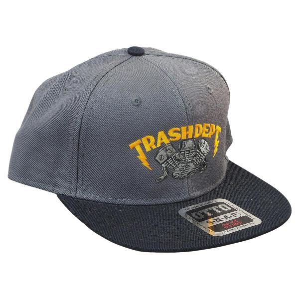 TRASH DEPT オリジナルキャップ チャコール/ブラック