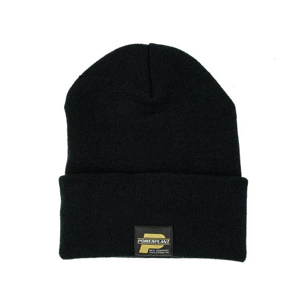パワープラント ビーニー ブラック/ブラックラベル