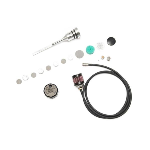 ベント付きオイルディップスティック M8ソフテイル ブラック