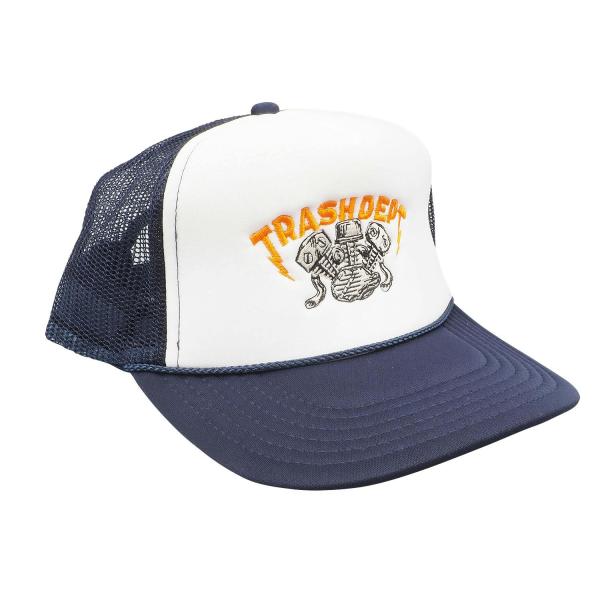 TRASH DEPT オリジナルメッシュキャップA ネイビー/ホワイト