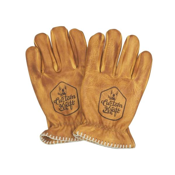 カスタムクラフト ライディンググローブ タン XXL