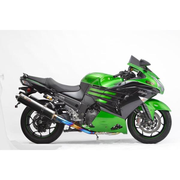 ノジマエンジニアリング DLCチタン フルエキゾースト 4-1-2SC ZX-14R HG 16-2...