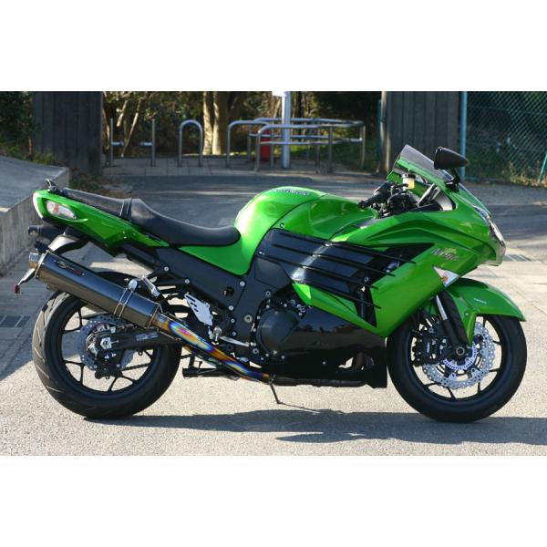 ノジマエンジニアリング DLCチタン スリップオン ツイン ZX14R 12-20(ZXT40H不可...