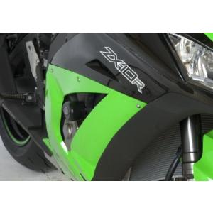 R＆G エアロクラッシュプロテクター BLK ZX-10R 11-16