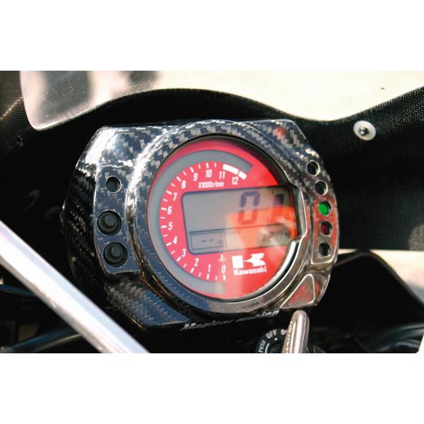 マジカルR メーターカバー Gシルバー ZX10R 04-05/Z1000 04-05/ZX