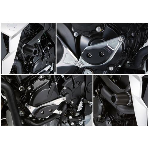 アグラス R/S4点フレームφ50+右+ジェネA白 GSX-S750 17-