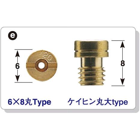 ポッシュフェイス メインジェットセット 6オーバーサイズ ZEPHYR750 CB-1 90-/CB...
