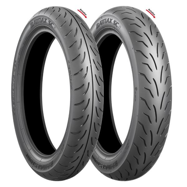 ブリヂストン BATTLAX SC 120/80-14 M/C 58S スカイウェイブSS 08-1...