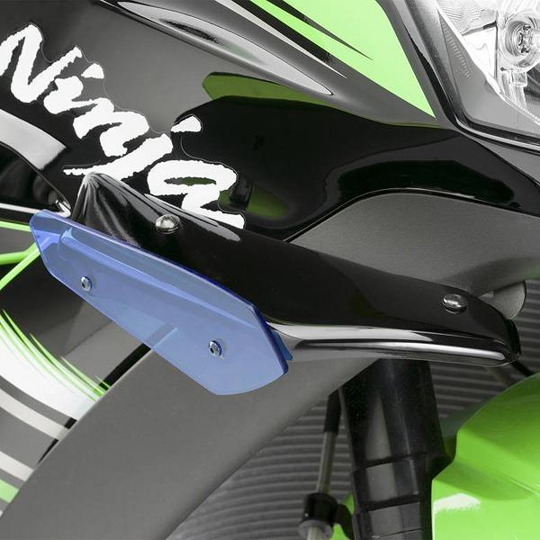 プーチ サイドダウンフォーススポイラー ブルー ZX-10R/RR/SE/KRT REPLICA 1...