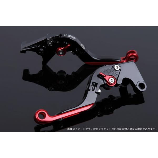 エスエスケイ スピードラ アジャストレバー 可倒延長式 ブラック/レッド/レッド ZX-10R 16...