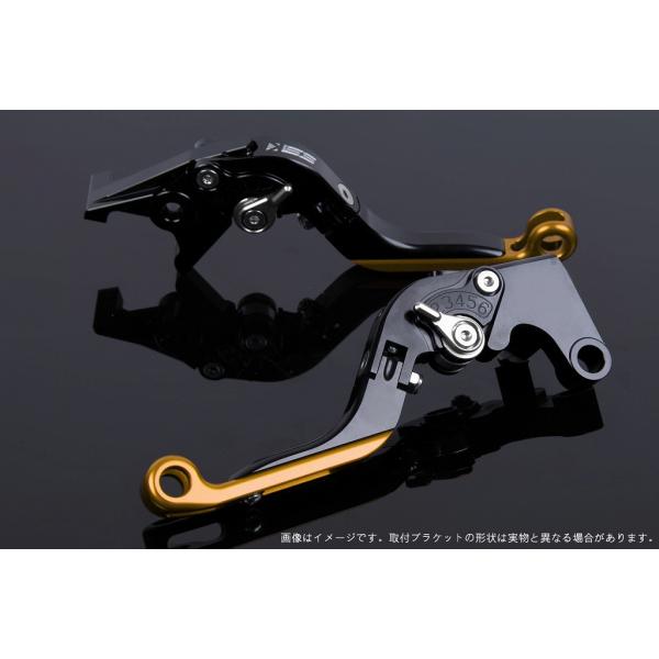 エスエスケイ スピードラ アジャストレバー 可倒延長式 ブラック/シルバー/ゴールド ZX-10R ...