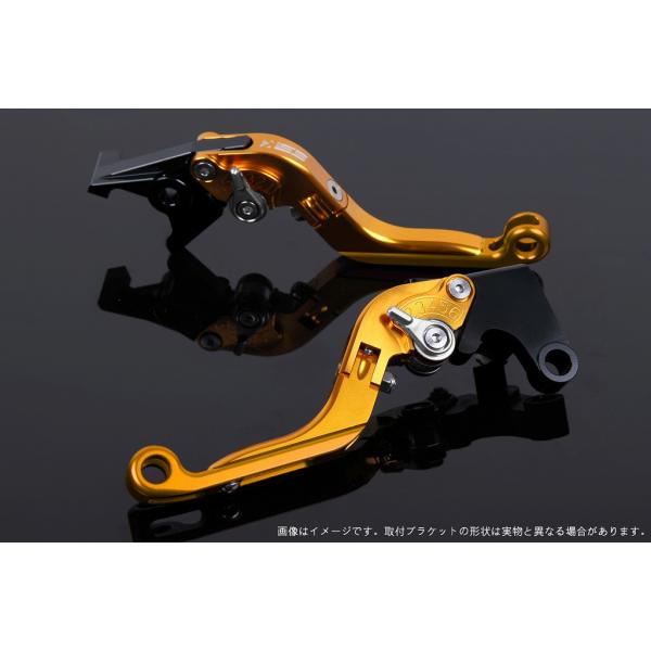 エスエスケイ スピードラ アジャストレバー 可倒延長式 ゴールド/シルバー/ゴールド ZX-10R ...