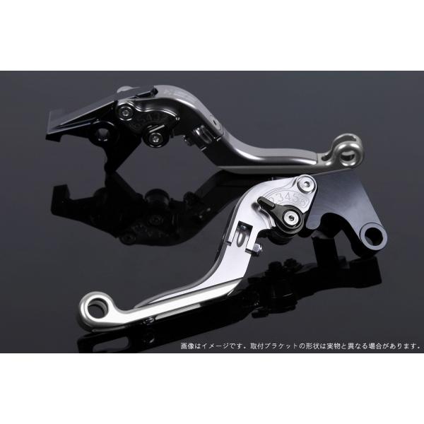 エスエスケイ スピードラ アジャストレバー 可倒延長式 チタン/ブラック/シルバー ZX-10R 1...