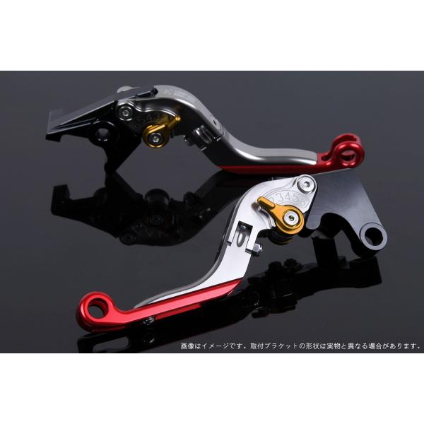 エスエスケイ スピードラ アジャストレバー 可倒延長式 チタン/ゴールド/レッド ZX-10R 16...