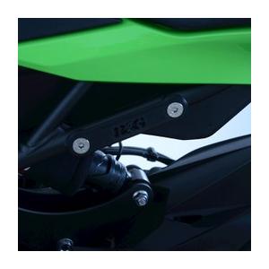 アールアンドジー リアフットレストプレート BLK ZX-25R 20-