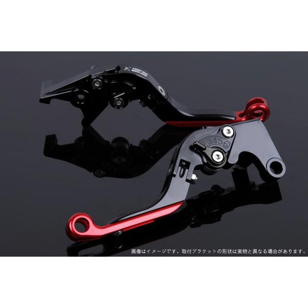 エスエスケイ スピードラ アジャストレバー 可倒延長式 ブラック/ブラック/レッド ZX-6R 07...
