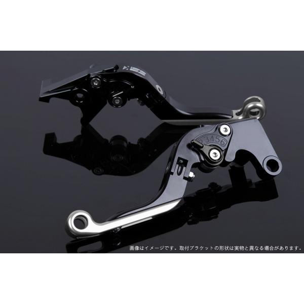 エスエスケイ スピードラ アジャストレバー 可倒延長式 ブラック/ブラック/シルバー ZX-6R 0...