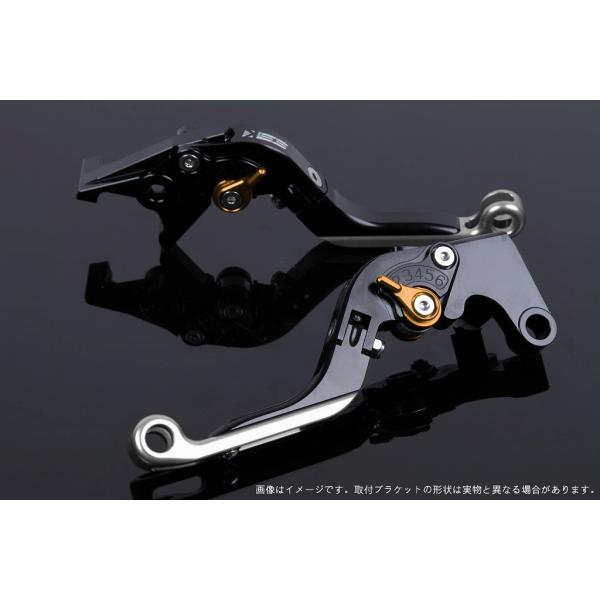 エスエスケイ スピードラ アジャストレバー 可倒延長式 ブラック/ゴールド/シルバー ZX-6R 0...
