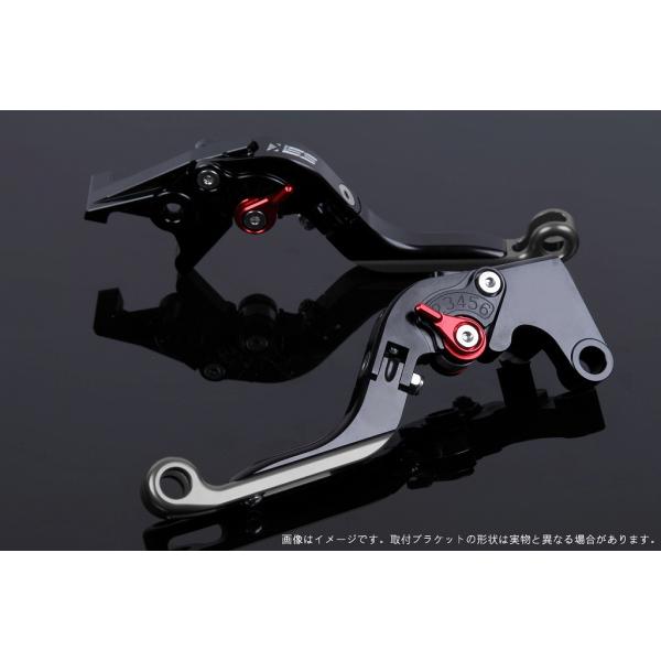 エスエスケイ スピードラ アジャストレバー 可倒延長式 ブラック/レッド/チタン ZX-6R 07-...