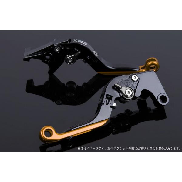 エスエスケイ スピードラ アジャストレバー 可倒延長式 ブラック/チタン/ゴールド ZX-6R 07...