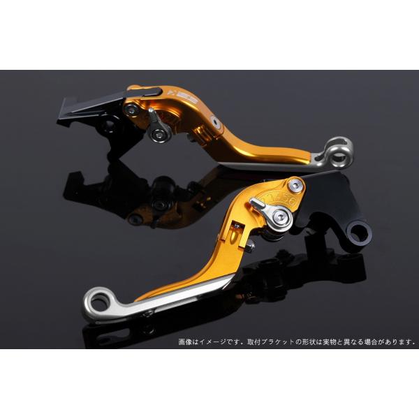 エスエスケイ スピードラ アジャストレバー 可倒延長式 ゴールド/シルバー/シルバー ZX-6R 0...