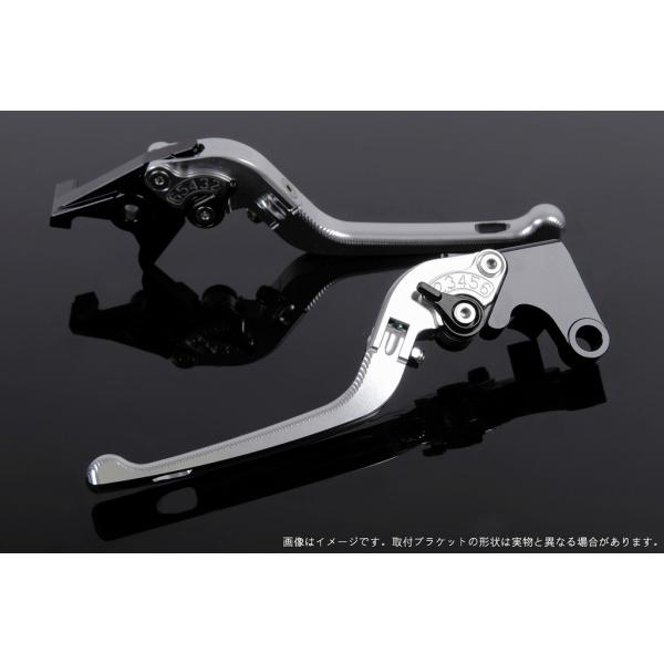エスエスケイ スピードラ アジャストレバー 3D可倒式 シルバー/ブラック NINJA ZX-10R...
