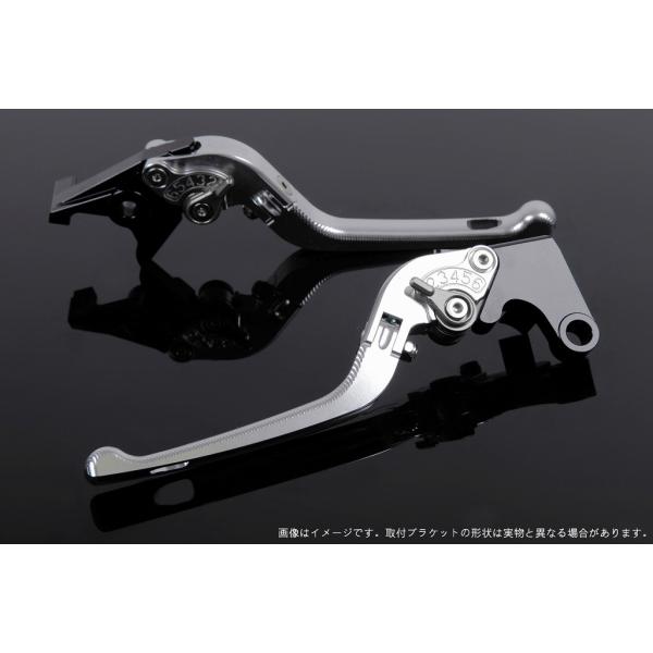 エスエスケイ スピードラ アジャストレバー 3D可倒式 シルバー/チタン NINJA ZX-10R ...