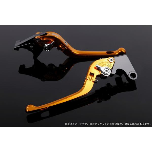 エスエスケイ スピードラ アジャストレバー 3D可倒式 ゴールド/シルバー NINJA ZX-10R...