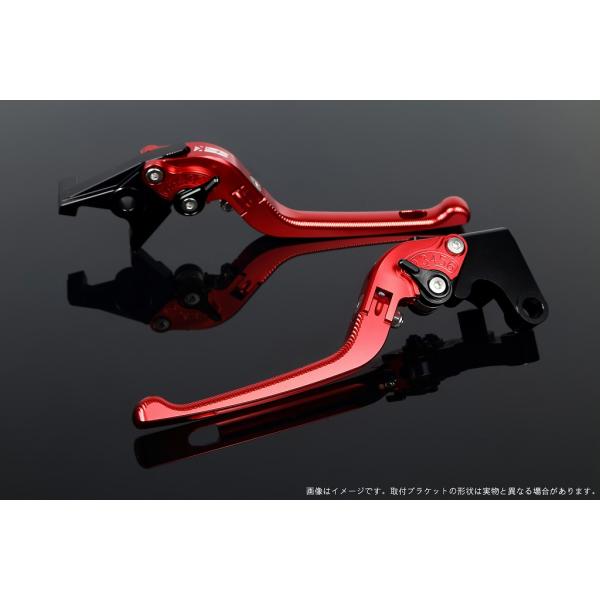 エスエスケイ スピードラ アジャストレバー 3D可倒式 レッド/ブラック NINJA ZX-10R ...