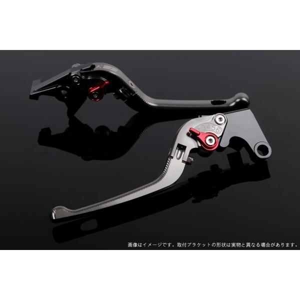 エスエスケイ スピードラ アジャストレバー 3D可倒式 チタン/レッド NINJA ZX-10R 1...