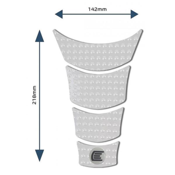 アールアンドジー Eazi-Grip Tank Grips:EVO:CLEAR Centre Tan...