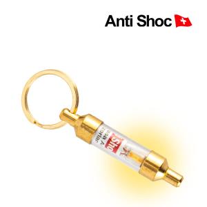 静電気除去キーホルダー 静電気 除去 防止 対策 アンチショック Anti Shoc キーチェーン グッズ 真鍮｜peeweebaby-gulliver