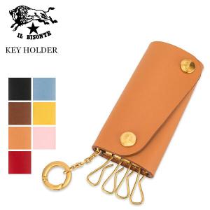 在庫限り イルビゾンテ キーケース Il Bisonte 4連 レザー メンズ レディース SKH115 KEY HOLDER キーリング｜peeweebaby-gulliver