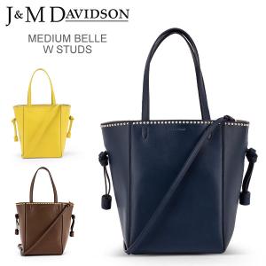 在庫限り J&M Davidson ジェイ&エムデヴィッドソン トートバッグ ベル MEDIUM BELLE STUDS カバン レディース｜peeweebaby-gulliver