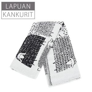 Lapuan Kankurit ラプアンカンクリ Towel タオル 48x70cm PAKAPAAT white-black ホワイトブラック 77497 ラプアン カンクリ｜peeweebaby-gulliver