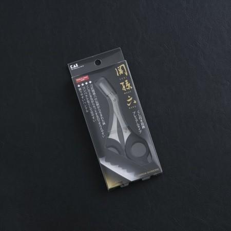 関孫六 クシ付きマユハサミ  貝印 HC1832 眉毛を整える 眉毛メイク 眉毛 手入れ 眉毛 はさ...