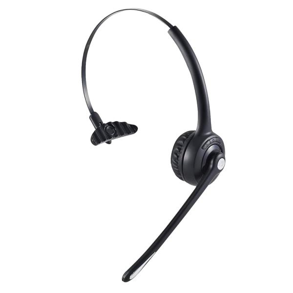 エレコム Bluetooth片耳ヘッドセット オーバーヘッドタイプ ブラック LBT-HSOH10P...