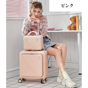 スーツケース フロントオープン 機内持ち込み ...の詳細画像1