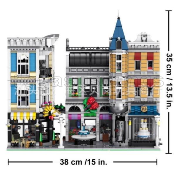 国内発送　レゴ互換　ブロック　LELE社製　クリエイター エキスパート　にぎやかな街角 10255　...