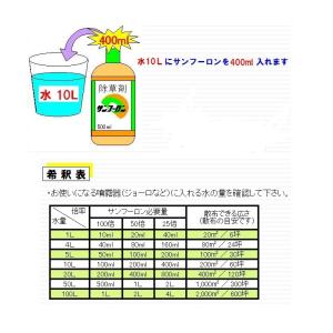 サンフーロン液剤 5L 大成農材 農耕地登録除草剤の詳細画像3