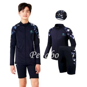 即納 水着 男の子 長袖ラッシュガード 子供 ...の詳細画像1