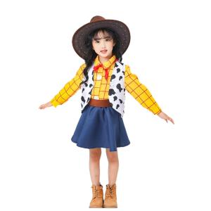 子供 カウボーイ ハロウィン コスプレ衣装 女...の詳細画像4