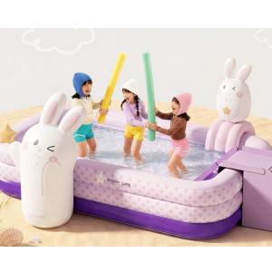 ファミリープール 大型 家庭用 ビニール ボールプール 厚手 子供 大人 大容量 エアープール スイミング 庭 アウトドア ベランダ 室内室外 PVC 水遊び お盆